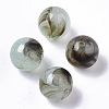 Transparent Crackle Acrylic Beads CACR-N003-04D-02-1
