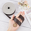 5M Flat Imitation Leather Cord LC-GF0001-05C-02-3