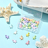 36Pcs Baking Paint Alloy Pendants FIND-SP0004-16B-7