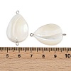 Natural Shell Teardrop Connector Charms X1-STAS-D378-28P-2
