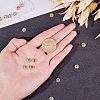 Long-Lasting Plated Brass Micro Pave Grade AAA Cubic Zirconia Bead Caps ZIRC-NB0001-25-NR-3