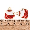 Christmas Alloy Enamel Pendants ENAM-K080-01G-G-3
