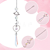 5Pcs Alloy Planet Moon Hanging Ornaments HJEW-BM0001-47-6