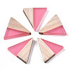 Translucent Resin & Wood Cabochons LS-CRES-N028-001A-A04-1
