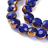 Electroplate Glass Beads Strands LS-EGLA-A040-01G-3
