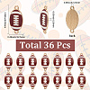 36Pcs Alloy Enamel Connector Charms FIND-SC0014-78-2