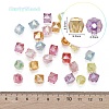 200Pcs Transparent Acrylic Beads TACR-YW0001-23-4