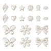 Craftdady 180Pcs 9 Style ABS Plastic Imitation Pearl Beads OACR-CD0001-08-11