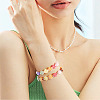 90Pcs 9 Colors Opaque Acrylic European Beads SACR-TA0001-30-8
