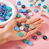 90Pcs 9 Style Opaque & Transparent Acrylic Beads MACR-TA0001-45-6