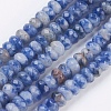 Natural Blue Spot Jasper Beads Strands G-K255-14-1
