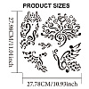 MAYJOYDIY US 1Pc PET Hollow Out Drawing Painting Stencils DIY-MA0003-40A-2