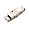 Tarnish Resistant 201 Stainless Steel Watch Band Clasps STAS-P221-22B-P-2