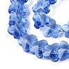Transparent Glass Beads Strands GLAA-Q118-01A-B03-3