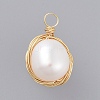 Natural Baroque Pearl Keshi Pearl LS-X-PALLOY-JF00409-1