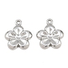 304 Stainless Steel Pendant Rhinestone Settings SA-CBA1839-16P-1