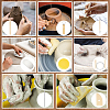 96Pcs 8 Styles Wood & Stainless Steel Ceramic Making Tools Kit TOOL-PH0001-98-3