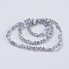 Electroplate Glass Beads Strands EGLA-J145-4mm-PL03-2