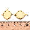 304 Stainless Steel Pendant Cabochon Settings STAS-T065-94G-3