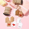 96Pcs 6 Styles Paper Gift Tags CDIS-FS0001-26-8