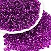 6/0 Baking Paint Transparent Glass Seed Beads SEED-N006-06H-1