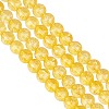 GOMAKERER 2 Strands Synthetic Citrine Beads Strands G-GO0001-26B-1