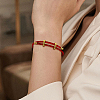 3Pcs 3 Colors Leather Braided Cord Bracelets BJEW-GO0001-19-5