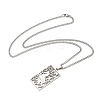 Non-Tarnish 304 Stainless Steel Pendant Necklaces LS-NJEW-L118-02P-03-2
