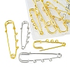 16Pcs 8 Style Stainless Steel Safety Pins Brooch Findings STAS-YW0001-37-2
