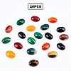 Natural & Synthetic Gemstone Oval Cabochons G-FH0001-10-2