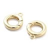 Rack Plating Brass Spring Gate Rings LS-KK-H449-58G-01-NR-2