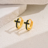 Vintage Cross Hoop Earrings VK7904-2