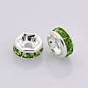 Brass Grade A Rhinestone Spacer Beads RB-A014-Z7mm-07S-2