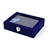 Flock with Glass Jewelry Display Box PW-WG61213-06-2