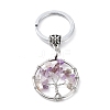 Natural Amethyst Keychain KEYC-E023-03H-2