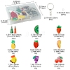 DIY Fruit Acrylic Keychain Making Kits DIY-FS0006-80-4