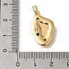 Brass Micro Pave Cubic Zirconia Pendants KK-K389-037G-3