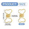 30Pcs Alloy Dreadlocks Hair Rings Decoration OHAR-TA0001-13-3