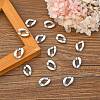 Opaque Spray Painted Acrylic Linking Rings LS-OACR-S021-19B-B02-4
