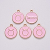 Alloy Enamel Pendants ENAM-S124-01B-09C-2