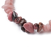 Gemstone Stretch Bracelet BJEW-JB11012-03-3