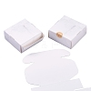 Marble Pattern Foldable Creative Kraft Paper Box CON-CJ0001-05-4