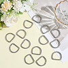 304 Stainless Steel D Rings STAS-CP0001-05C-3