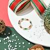 Christmas Theme Glass Rings RJEW-TA00122-2