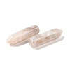 Natural White Crazy Agate Pointed Pendants G-D460-01P-3