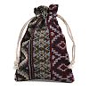 Ethnic Printed Polycotton Drawstring Storage Bags FB-CBA307F-01F-3