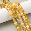 Natural Banded Agate Beads Strands G-F790-I01-01B-1