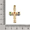 Easter Brass Pave Cubic Zirconia Pendants CU-E002-01D-G04-3