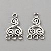 Tibetan Style Alloy Chandelier Component Links FIND-WH0431-31P-1