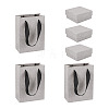 3Pcs Square Paper Jewelry Display Cases CON-TA0001-39E-02-3